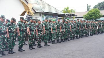Korem 044/Gapo Pastikan Kesiapsiagaan Pasca Cuti Lebaran