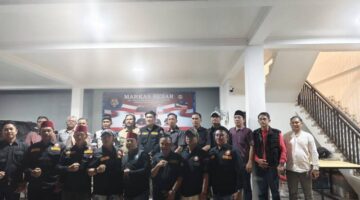 Wakasat Intelkam Polrestabes Palembang Silaturahmi ke Markas Besar DPC Harimau Sumatera Bersatu